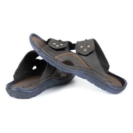 Olivier Babuchas hombre piel 335GT gris 6