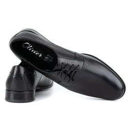 Olivier Zapatos de vestir hombre piel G6 Kb negro 4
