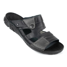 Olivier Babuchas hombre piel 460MP negro 2