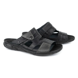 Olivier Babuchas hombre piel 460MP negro 3