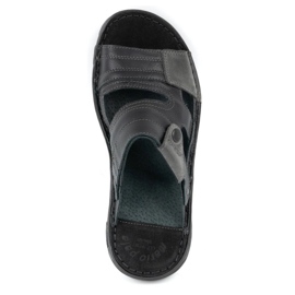 Olivier Babuchas hombre piel 460MP negro 8