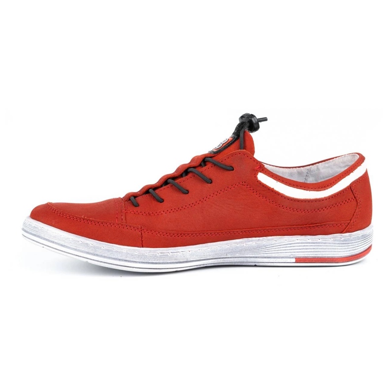 Polbut Zapato casual hombre piel K22N nubuck rojo 1