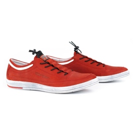 Polbut Zapato casual hombre piel K22N nubuck rojo 2