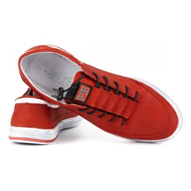 Polbut Zapato casual hombre piel K22N nubuck rojo 4