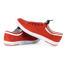 Polbut Zapato casual hombre piel K22N nubuck rojo 5