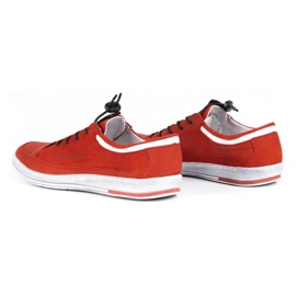 Polbut Zapato casual hombre piel K22N nubuck rojo 6