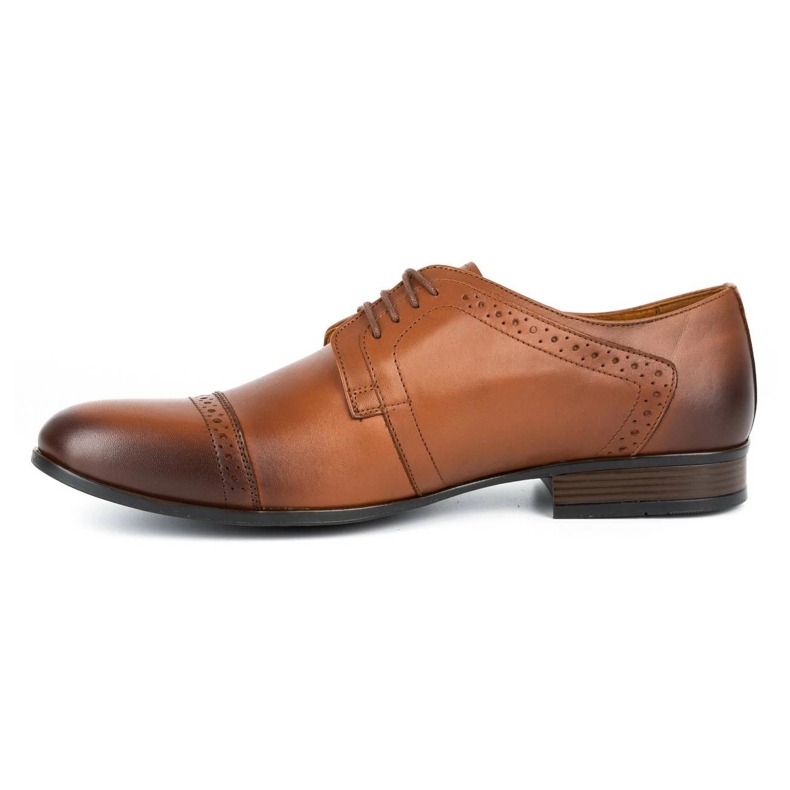 Olivier Zapatos de vestir hombre piel A34 Kb marron marrón 1