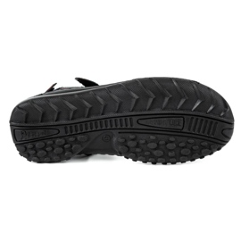 ŁUKPOL Sandalias hombre piel negras 832 negro 3