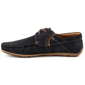 Olivier Mocasines hombre piel negros 297 1