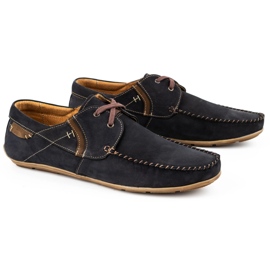 Olivier Mocasines hombre piel negros 297 3