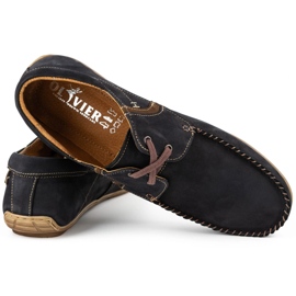 Olivier Mocasines hombre piel negros 297 5