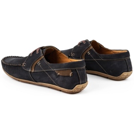 Olivier Mocasines hombre piel negros 297 7