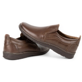 Olivier Zapatos hombre piel 727MP marrón 5