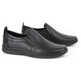 Olivier Zapatos hombre piel 727MP negro 2