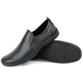 Olivier Zapatos hombre piel 727MP negro 7