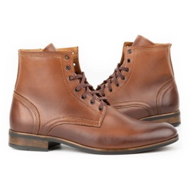 Olivier Botines Chelsea de hombre en piel 287 Św marrón 5