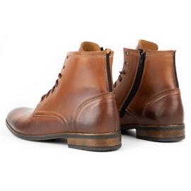 Olivier Botines Chelsea de hombre en piel 287 Św marrón 7