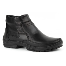 Olivier Botas invierno hombre piel 354MP negro 2