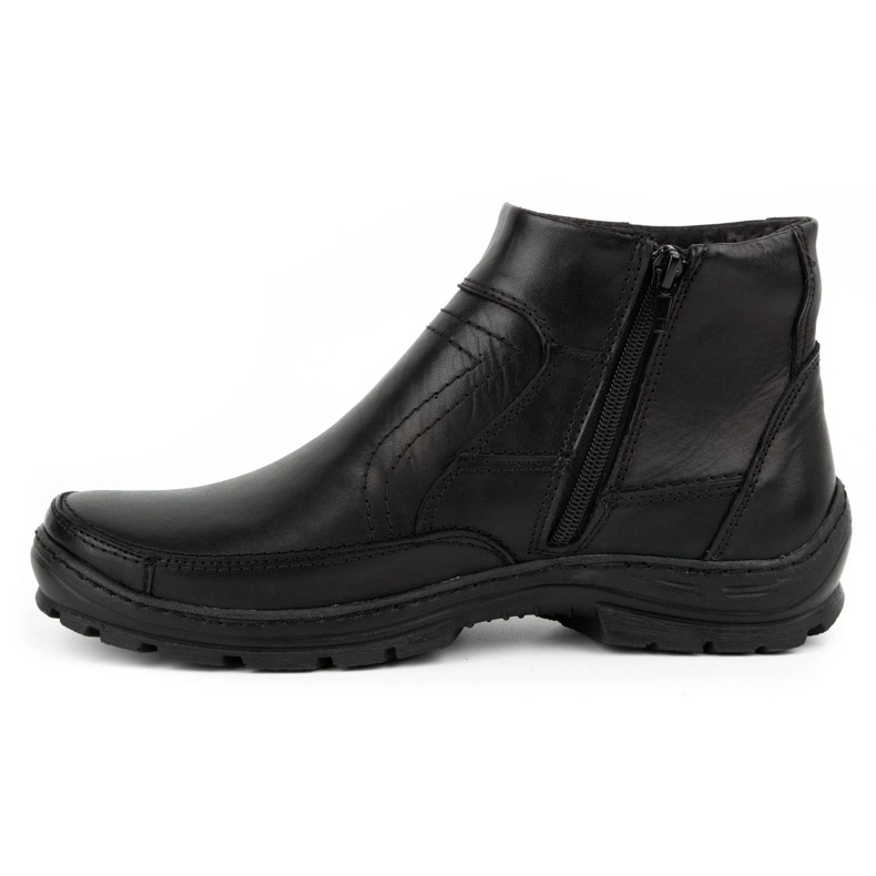 Olivier Botas invierno hombre piel 354MP negro 1