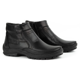 Olivier Botas invierno hombre piel 354MP negro 3