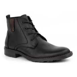 Polbut Zapatos de piel aislantes para hombre C20F negro 2