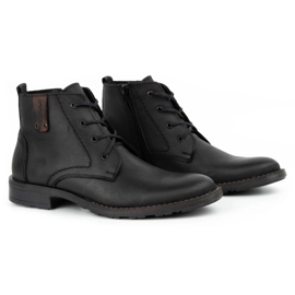 Polbut Zapatos de piel aislantes para hombre C20F negro 3