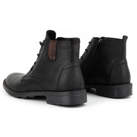 Polbut Zapatos de piel aislantes para hombre C20F negro 7