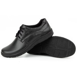 KOMODO Zapatos casual hombre piel 921K negro 3