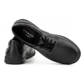 KOMODO Zapatos casual hombre piel 921K negro 4