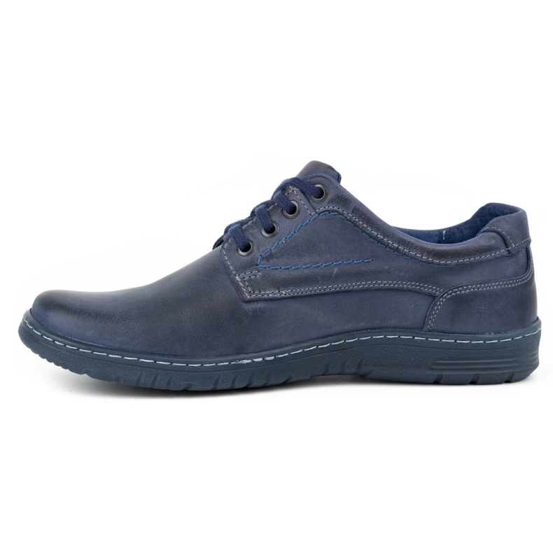 KOMODO Zapatos casual hombre piel 921K azul marino 1
