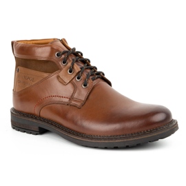 Kampol Botas invierno hombre piel 152KAM marrón 2