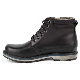 Kampol Botas invierno hombre piel 128KAM negro 4