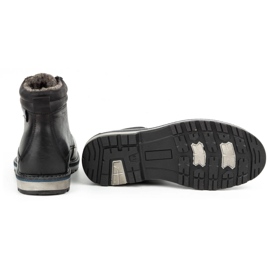 Kampol Botas invierno hombre piel 128KAM negro 8