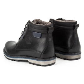 Kampol Botas invierno hombre piel 128KAM negro 10