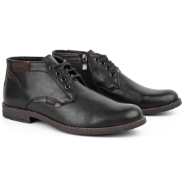 Kampol Botas invierno hombre piel 137KAM negro 3