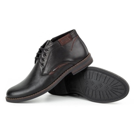 Kampol Botas invierno hombre piel 137KAM negro 4