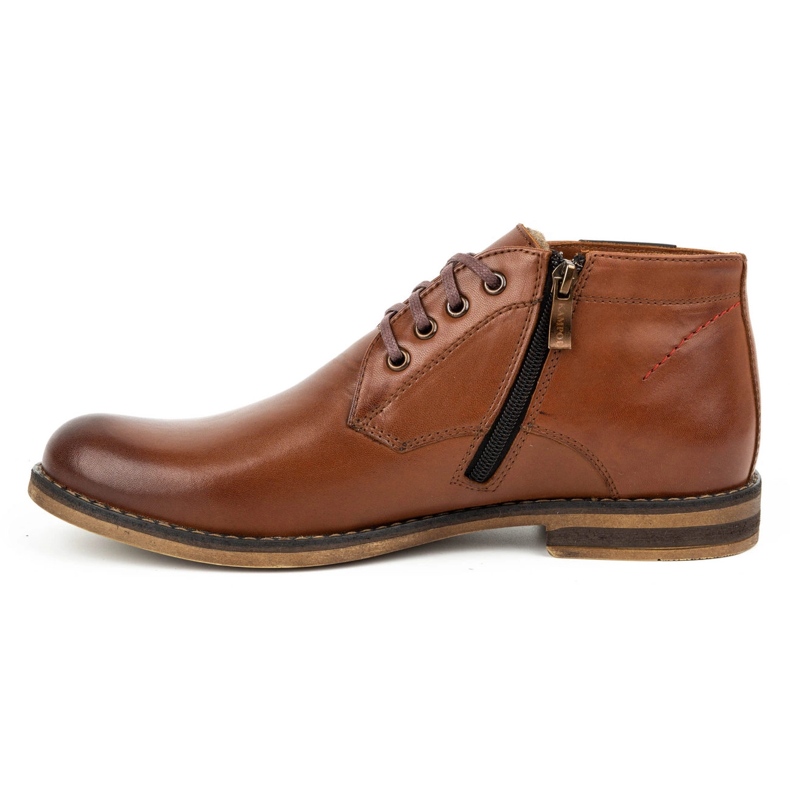 Kampol Botas invierno hombre piel 137KAM marrón 1