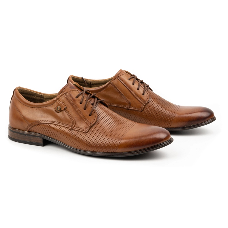 KOMODO Zapatos de vestir hombre piel 850KL marrón 1