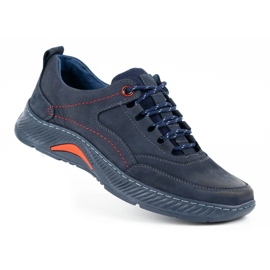 KOMODO Sport 922K Zapatos hombre piel azul marino 2