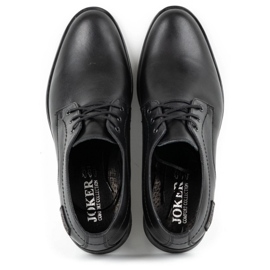 Joker Zapatos de vestir hombre piel 328J negro 7