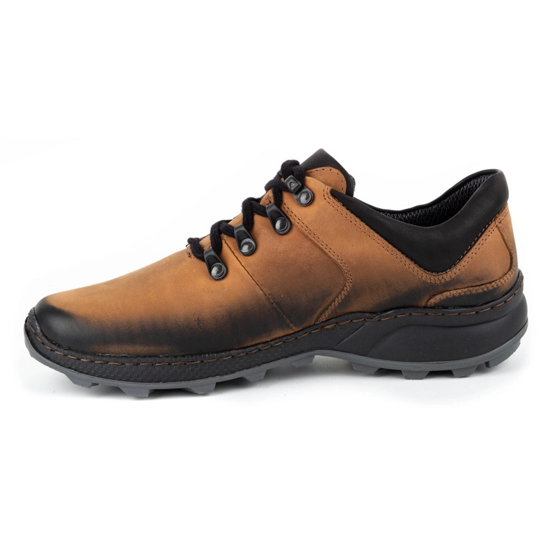 Olivier Zapatos trekking hombre piel 890MA rojo multicolor 1 Olivier Zapatos trekking hombre piel 890MA rojo multicolor 1