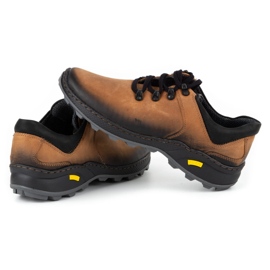 Olivier Zapatos trekking hombre piel 890MA rojo multicolor 6