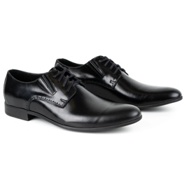 Joker Zapatos de vestir hombre charol 404J negro 2