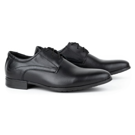 Olivier Zapatos de vestir hombre piel 850MA negro 4