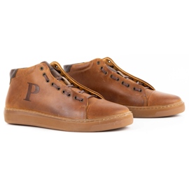 Polbut Zapatos hombre piel 2110sw camel marrón 3