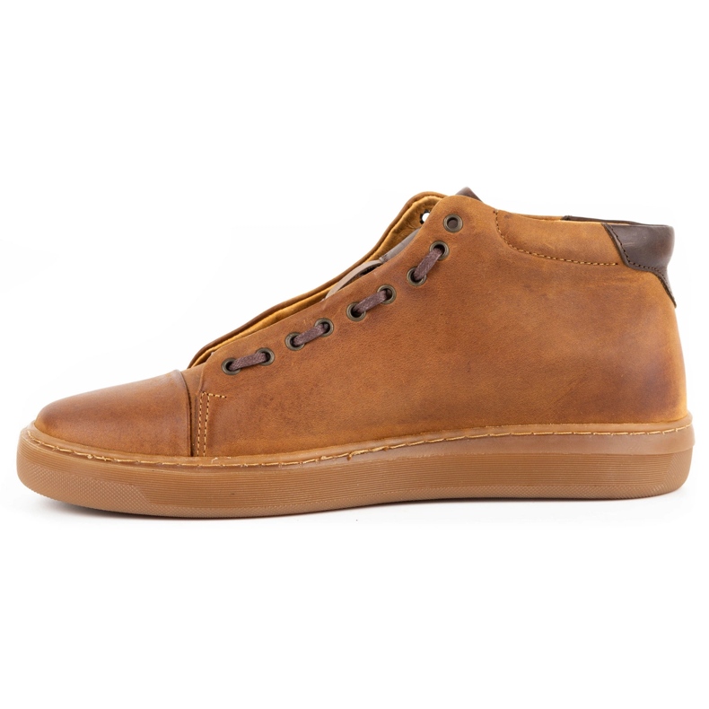 Polbut Zapatos hombre piel 2110sw camel marrón 1