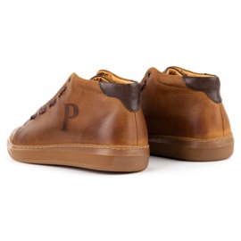 Polbut Zapatos hombre piel 2110sw camel marrón 7