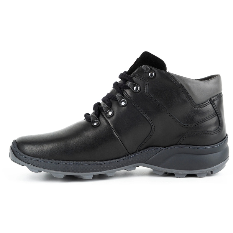 Olivier Zapatos de cuero aislantes para hombre 895MA negro 1