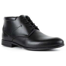 Olivier Zapatos de vestir hombre piel insulado 802MA negro 2