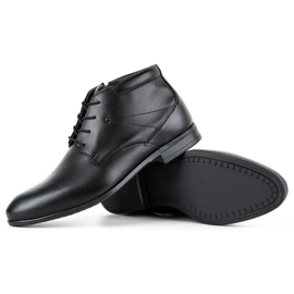 Olivier Zapatos de vestir hombre piel insulado 802MA negro 4